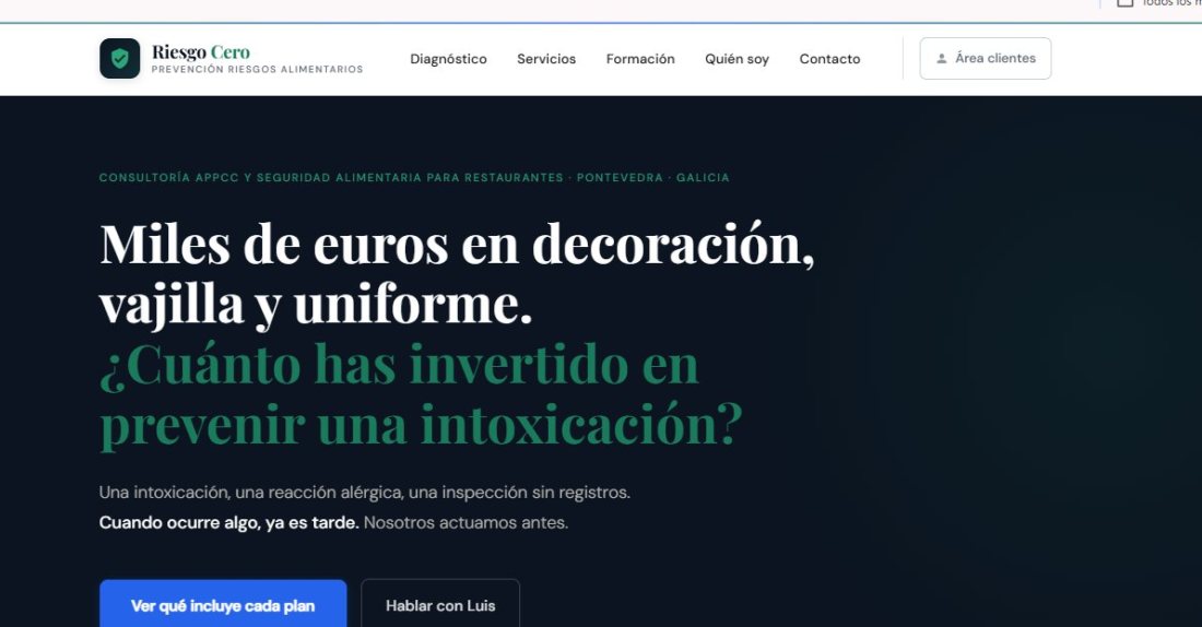 Web de Riesgo Cero Alimentario